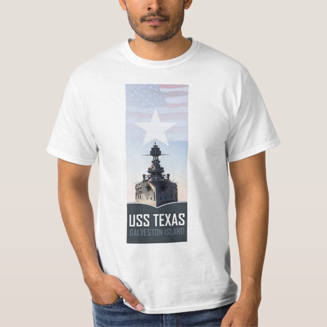 USS TEXAS T-Shirt (Framsida)