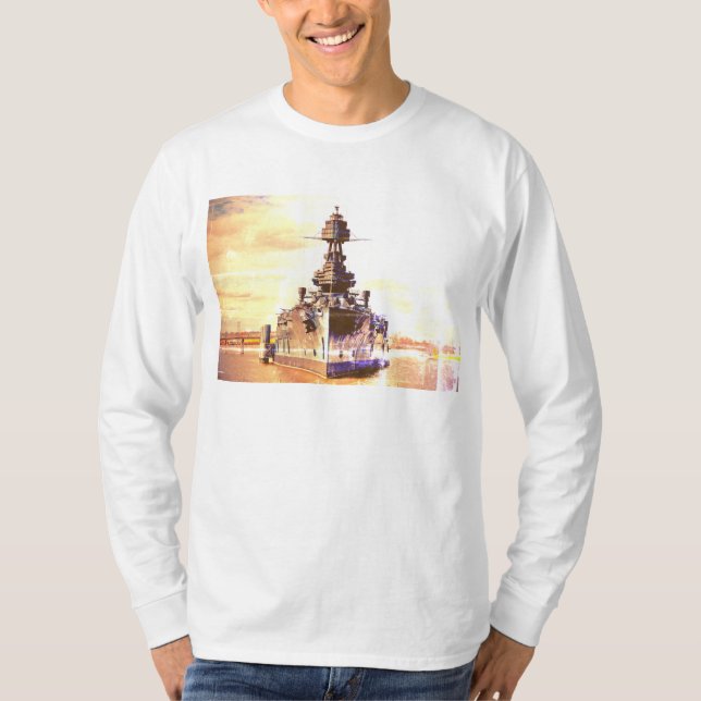 USS Texas T Shirt (Framsida)