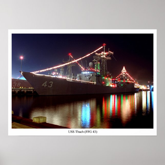 USS Thach (FFG 43) Poster (Framsidan)