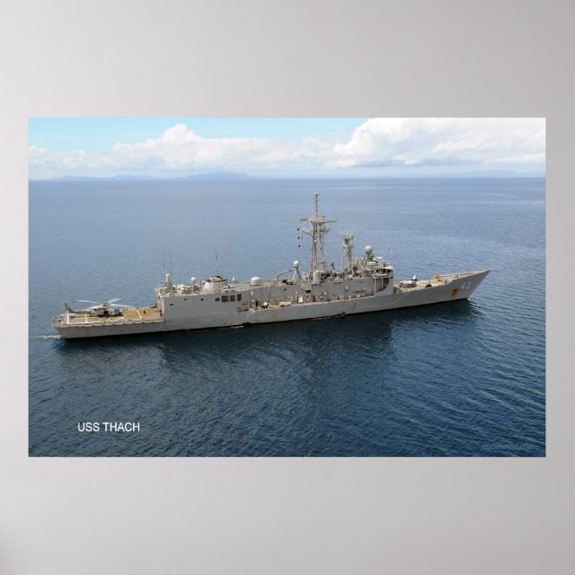 USS Thach (FFG 43) Poster (Framsidan)