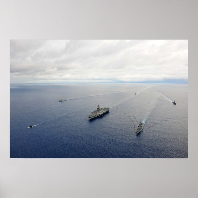 USS Theodore Roosevelt (CVN 71) Poster (Framsidan)