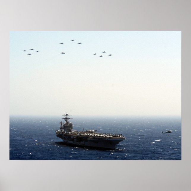 USS Theodore Roosevelt (CVN 71) Poster (Framsidan)