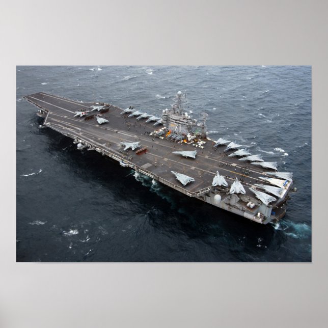 USS Theodore Roosevelt (CVN 71) Poster (Framsidan)