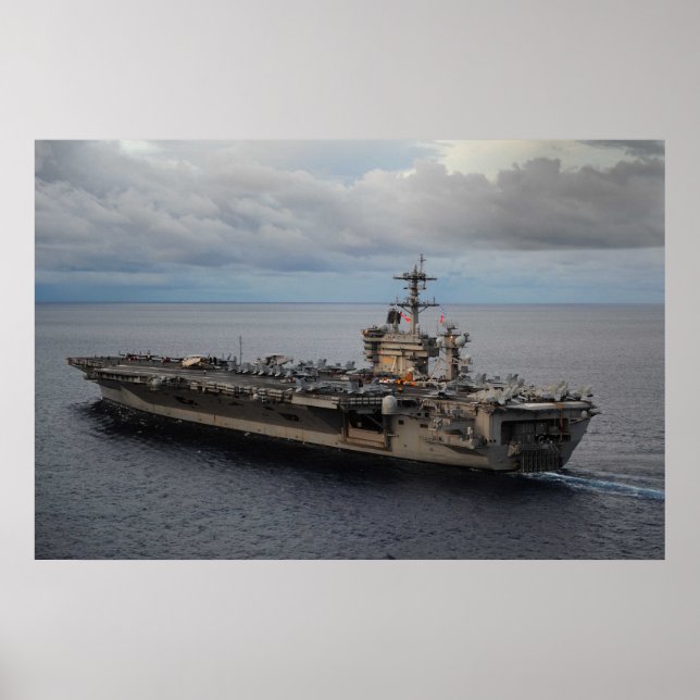 USS Theodore Roosevelt (CVN 71) Poster (Framsidan)