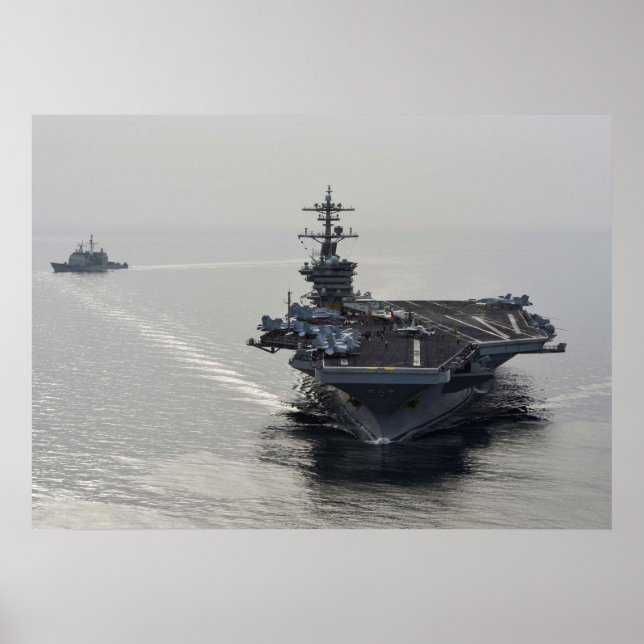 USS Theodore Roosevelt (CVN 71) Poster (Framsidan)