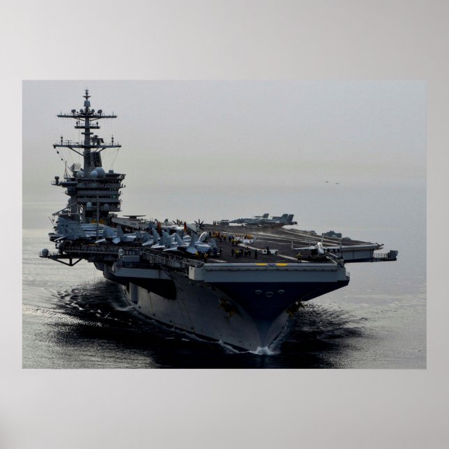 USS Theodore Roosevelt (CVN 71) Poster (Framsidan)