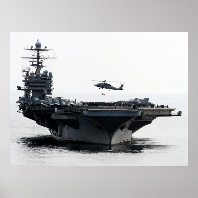 USS Theodore Roosevelt (CVN 71) Poster (Framsidan)