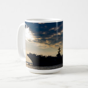 USS Theodore Roosevelt Kaffemugg