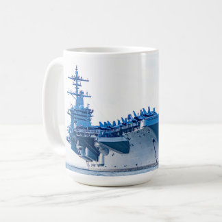 USS Theodore Roosevelt Kaffemugg