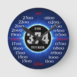 USS Tucker (DD-374) Rund Klocka