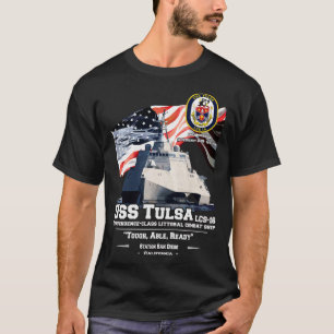 USS Tulsa LCS16 Independenclass littoral strid T Shirt