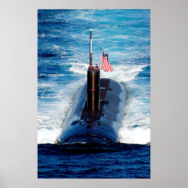 USS Tuscon (SSN 770) Poster (Framsidan)