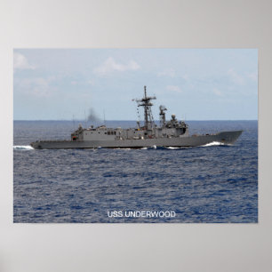 USS-Underwood (FFG 36) Poster