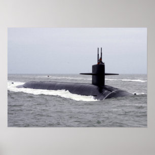 USS Väster Virginia (SSBN 736) Poster