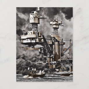 USS Väster Virginia Vykort
