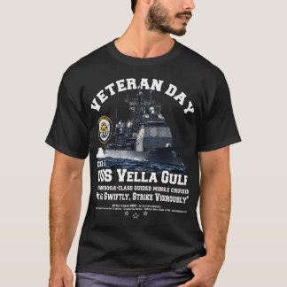 USS Vella Bukt CG72 US Cruiser Veterans T Shirt