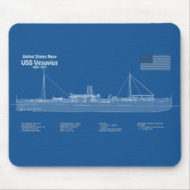 USS Vesuvius - Frakt Blueprint Plans ABD Musmatta