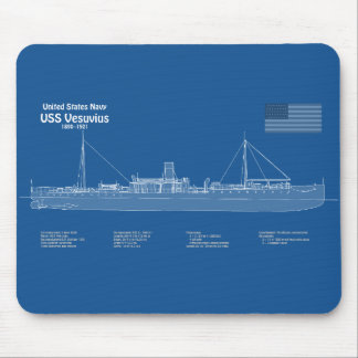 USS Vesuvius - Frakt Blueprint Plans ABD Musmatta