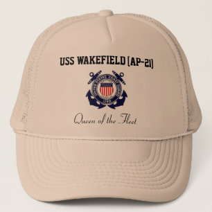 USS WAKEFIELD (AP-21) "drottning av den hastiga" Truckerkeps