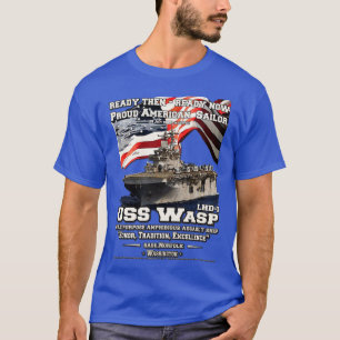 USS Wasp LHD1-frakt för grovt angrepp T Shirt