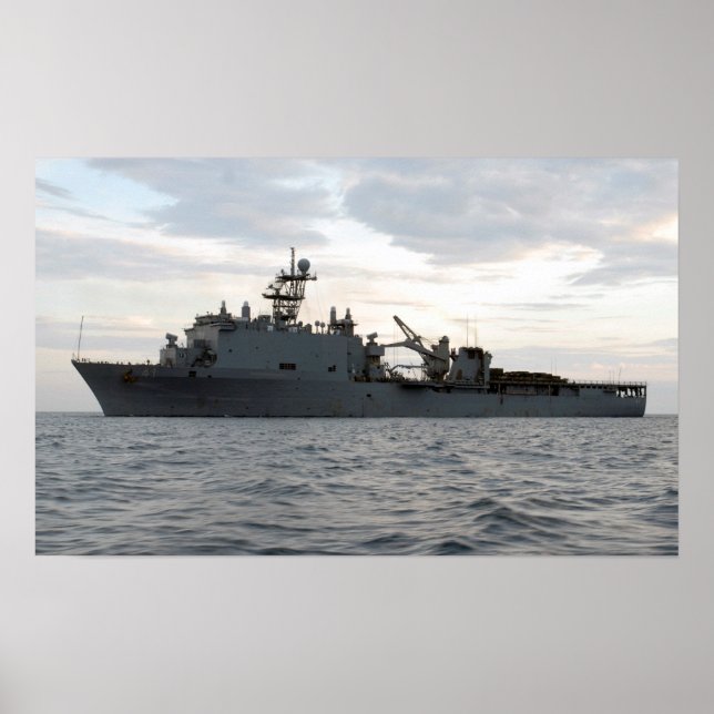 USS Whidbey Island (LSD 41) Poster (Framsidan)