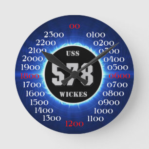 USS Wickes (DD-578) Rund Klocka