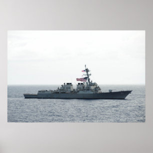 USS Winston S. Churchill (GD 81) Poster