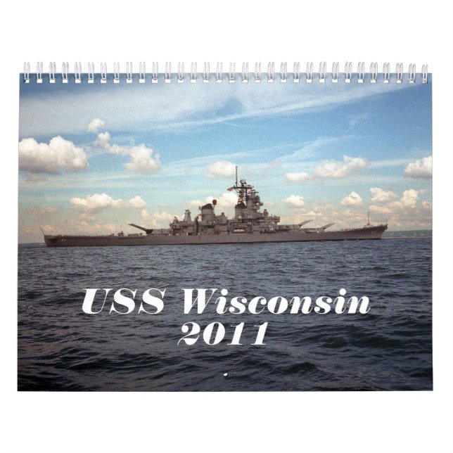 USS Wisconsin Calendar Kalender (Omslag)