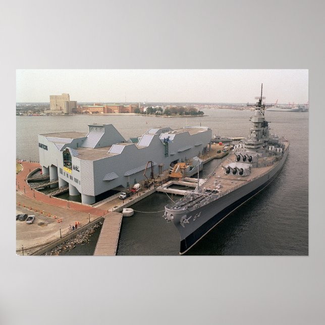 USS Wisconsin Poster (Framsidan)
