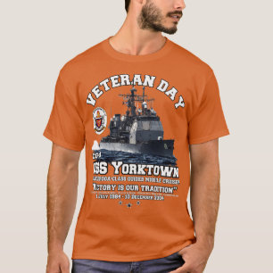 USS Yorktown CG48 US Navy Veterans T Shirt