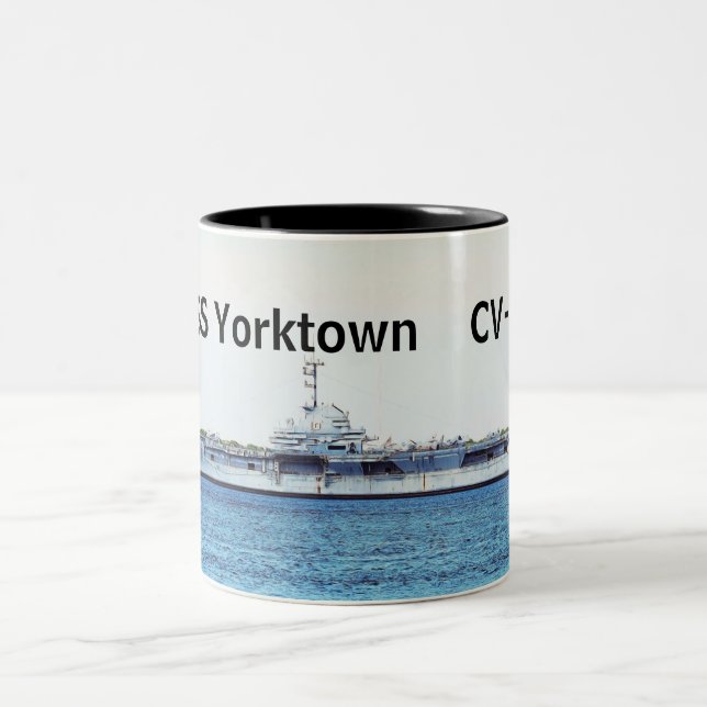 USS Yorktown Coffee Mugg (Center)