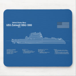 USS Zumwalt - Frakt Blueprint Plans ABD Musmatta