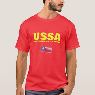 USSA - ENIG SOCIALISTISK STATER AV AMERIKA TEE SHIRT
