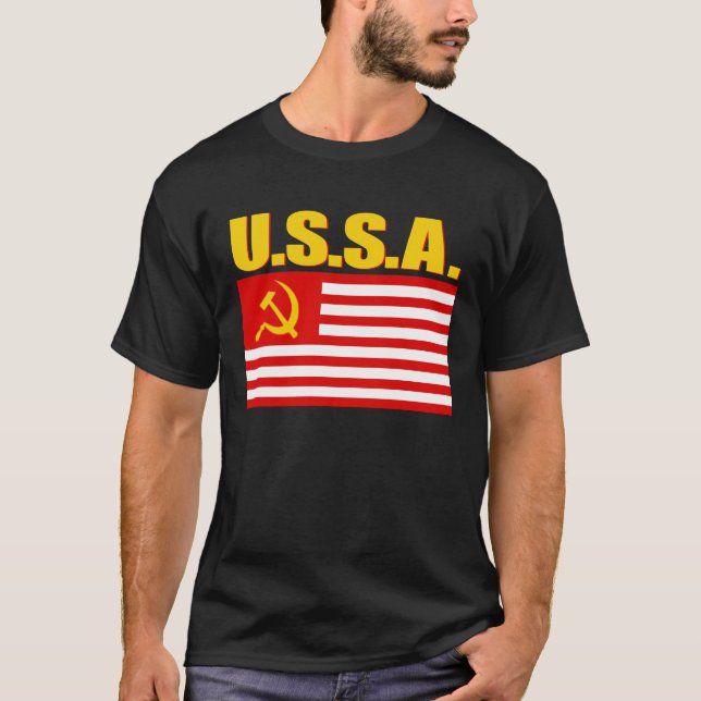 USSA-flagga T-shirt (Framsida)