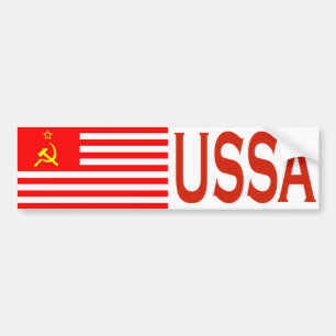 USSA-flaggabildekal Bildekal