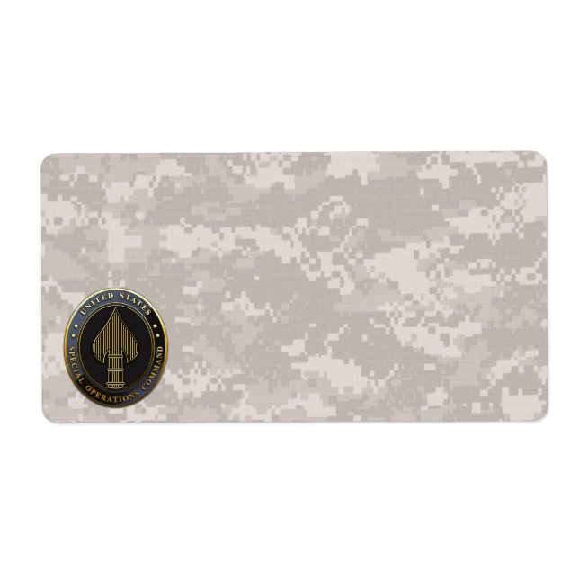 USSOCOM Emblem Fraktsedel (Framsidan)