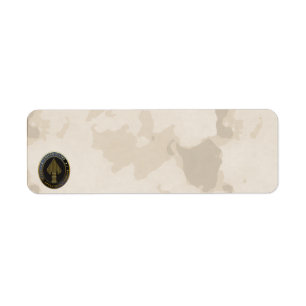 USSOCOM Emblem Returadress Etikett