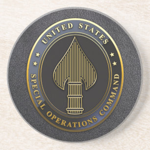 USSOCOM Emblem Underlägg Sandsten