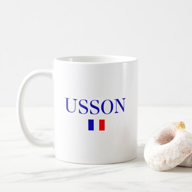 USSON Frankrike Kaffemugg (Med munk)