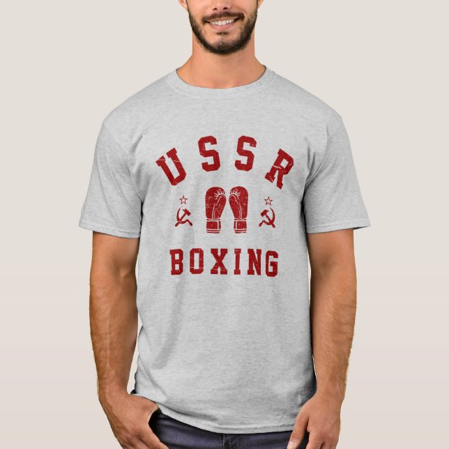 USSR Boxing T Shirt (Framsida)