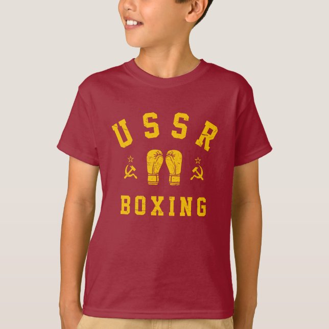 USSR Boxing T Shirt (Framsida)