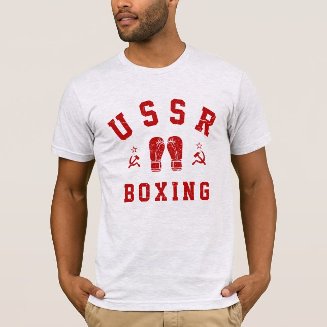 USSR Boxing T Shirt (Framsida)