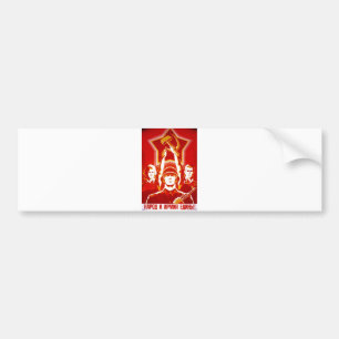 USSR CCCP kalla krigetsovjet - facklig propaganda Bildekal