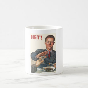 USSR CCCP kalla krigetsovjet - facklig propaganda Kaffemugg