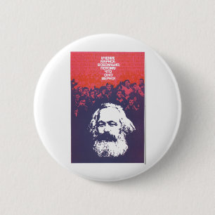USSR CCCP kalla krigetsovjet - facklig propaganda Knapp