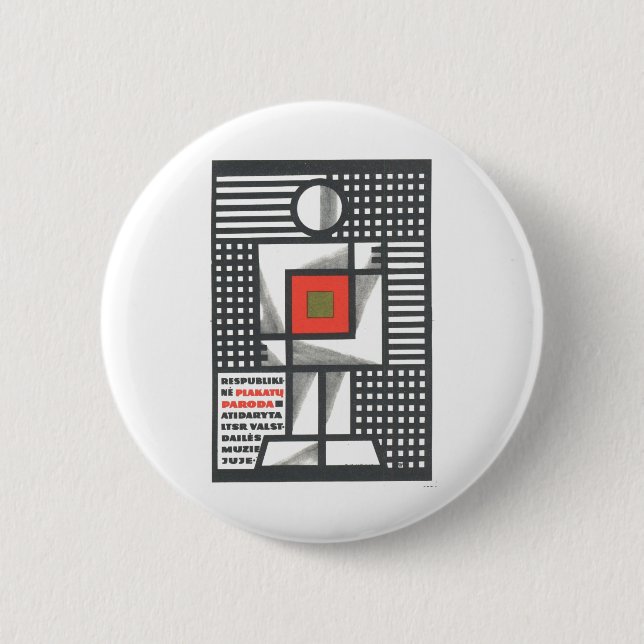 USSR CCCP kalla krigetsovjet - facklig propaganda Knapp (Framsida)