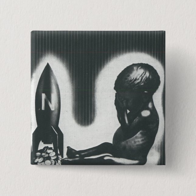 USSR CCCP kalla krigetsovjet - facklig propaganda Knapp (Framsida)