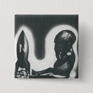 USSR CCCP kalla krigetsovjet - facklig propaganda Knapp