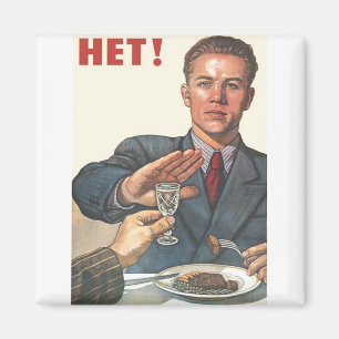 USSR CCCP kalla krigetsovjet - facklig propaganda Magnet