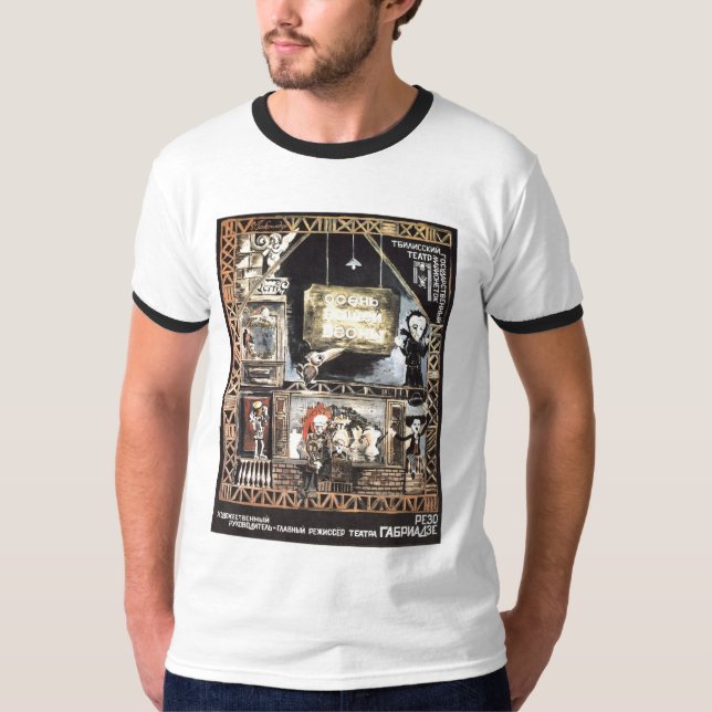 USSR CCCP kalla krigetsovjet - facklig propaganda T-shirt (Framsida)